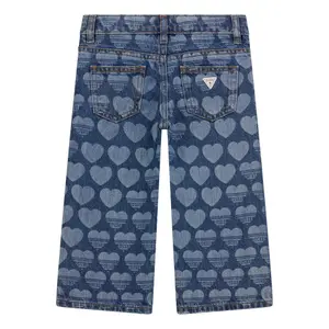 Girl's wide laser jeans Guess RGD image-1