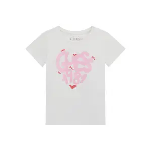 Girl's T-shirt Guess white image-0