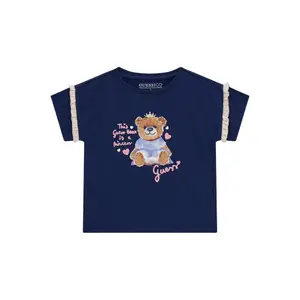 Baby's T-shirt Guess secret blue image-0