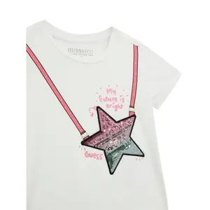 Ruffled girl’s T-shirt Guess image-2