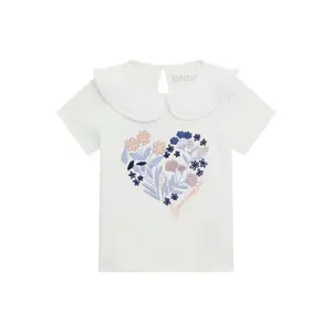 Girl's fancy collar t-shirt Guess image-0