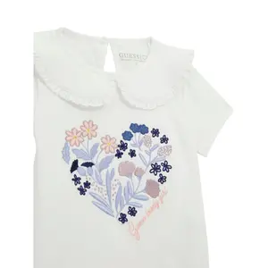 Girl's fancy collar t-shirt Guess image-2