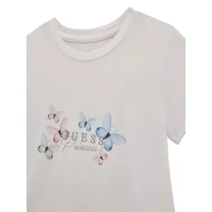 T-shirt with chiffon for baby girl Guess Regular image-2