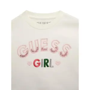 Robe manches longues fille Guess Mixed Fabric image-2