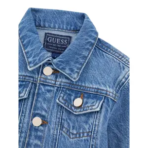 Veste en jean avec coeur bébé fille Guess Rigid image-2