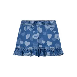 Girls' elastic denim skirt Guess image-1