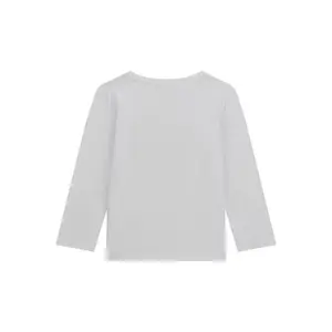 Long sleeve girl’s t-shirt with triangular logo Guess image-1