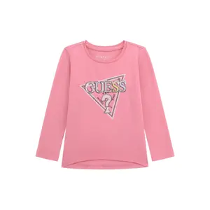 Girl's long sleeve T-shirt Guess High Low image-0