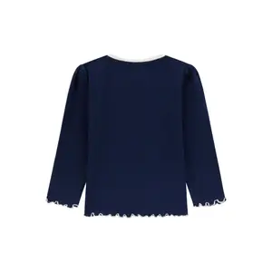 Girl's long-sleeved round-neck T-shirt Guess image-1