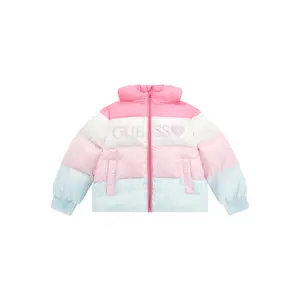 Doudoune à capuche manches longues bébé fille Guess image-0