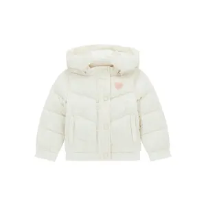 Chaqueta de pluma con capucha y mangas largas para niña Guess image-0