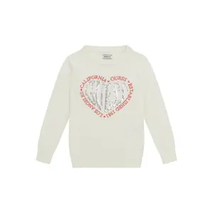 Baby girl round neck sweater Guess image-0