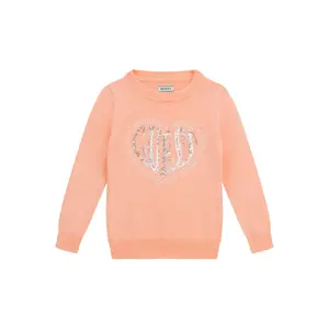 Baby girl round neck sweater Guess image-0