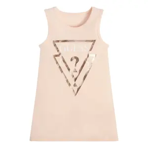 Baby girl t-shirt dress Guess core image-0