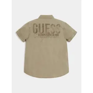 Child cotton shirt Guess Twill image-1