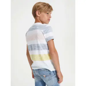 Child's jersey T-shirt Guess Slub Henley image-3