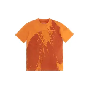 Organic cotton T-shirt for kids Guess image-1