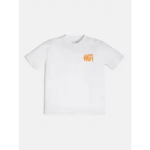 Organic cotton T-shirt for kids Guess image-2