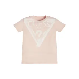 Organic cotton T-shirt for kids Guess image-1