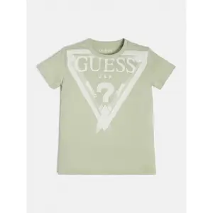 Organic cotton T-shirt for kids Guess image-2