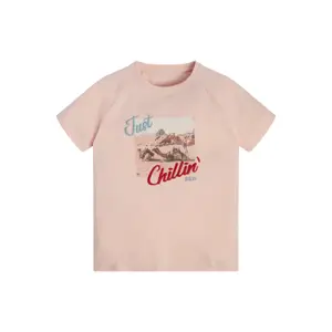Organic cotton T-shirt for kids Guess image-0