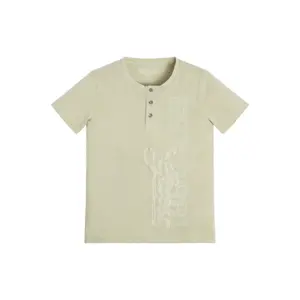 Child's T-shirt Guess GMT Dye Henley image-1