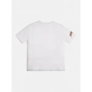 Organic cotton T-shirt for kids Guess image-3