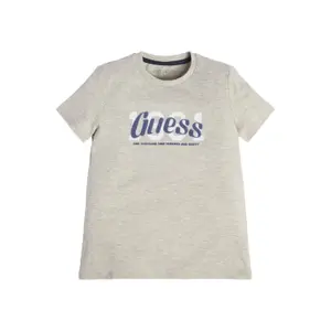 Organic cotton T-shirt for kids Guess image-0
