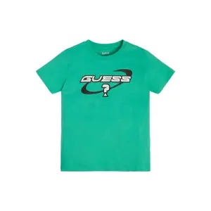 Organic jersey t-shirt for kids Guess Mini Me image-0