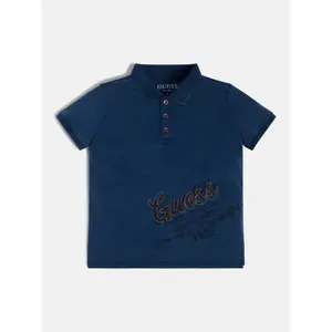 Children's piqué polo shirt Guess image-1