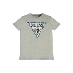 Organic cotton T-shirt for kids Guess image-1
