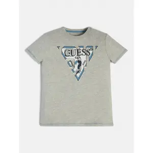 Organic cotton T-shirt for kids Guess image-2