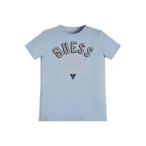 Organic cotton T-shirt for kids Guess image-1