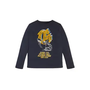 Long sleeve stretch t-shirt for kids Guess image-0