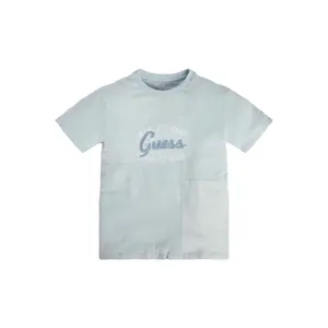 Oversized jersey t-shirt for kids Guess image-1