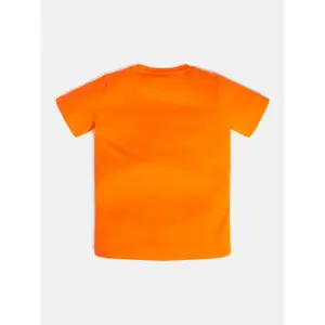 Organic cotton T-shirt for kids Guess image-3