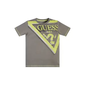Organic cotton T-shirt for kids Guess image-1