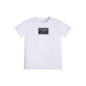 Soft organic jersey t-shirt for kids Guess image-1