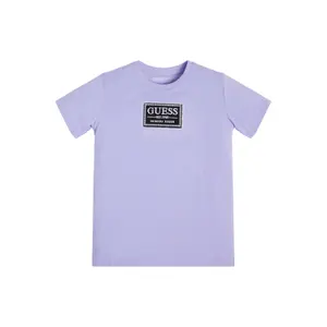 Soft organic jersey t-shirt for kids Guess image-1