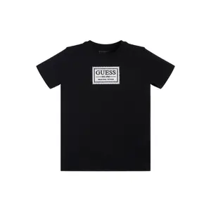 Soft organic jersey t-shirt for kids Guess image-1