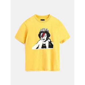 Child's T-shirt Guess BSC Banksy Queen image-0