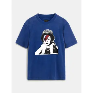 Child's T-shirt Guess BSC Banksy Queen image-0