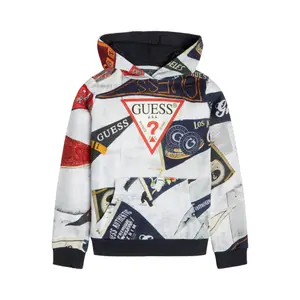 Sweat Kapuzenpullover aus Baumwolle für Kinder Guess image-0