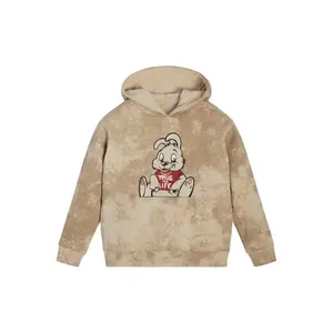 Baumwoll-Kapuzenpullover Kind Guess Leon Wash Bunny image-0