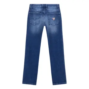 Dżinsy dziecięce z prostymi nogawkami Guess image-1