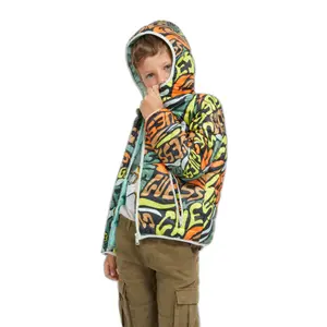 Children's zip-upHooded Puffer Jacket Guess image-1
