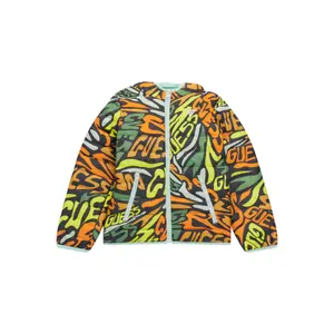 Children's zip-upHooded Puffer Jacket Guess image-0