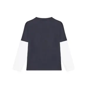 Children's long-sleeved round-neck T-shirt Guess image-1