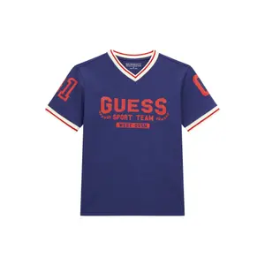 Kids oversized V-neck T-shirt Guess image-0