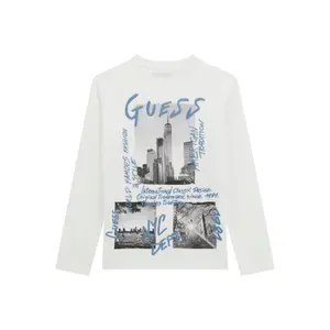 Long sleeve T-shirt Guess Front Print image-0